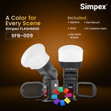 Simpex (SFB 009) Flashmod, Professional Speedlite Flash Kit Designed for Photography and Compatible with All Types of Flashes