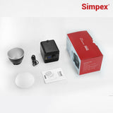 Simpex (SLB-200Bi) 200W Dual color continuous led light with built in battery, comes with reflector and a unique modern design to cater the photographers idea for professional photography