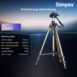 Simpex tripod 2400 for amateur use, payload upto 10 kg