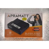 APRAMATT Super Fast Dual LCD Charger for BPU60/90 (Sony)