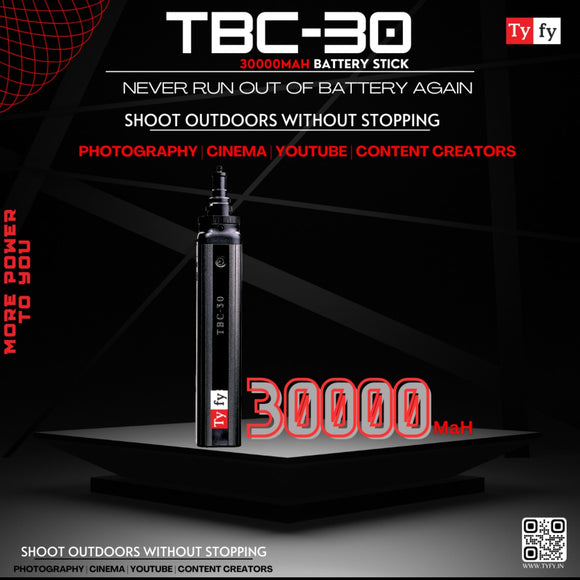 TYFY TBC-30 30000MAH BATTERY STICK FOR SHOOTS AND VIDEO LIGHTS