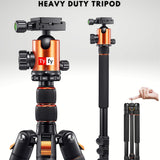 Tyfy TF-720H HEAVY DUTY Aluminum Tripod with Monopod Professional Support Stand Dslr Camera, Projector with Tripod Ball Head Photography Tripod