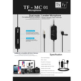 TYFY TF MC 01, Built-in 3.7V/100mAh Lithium Battery Power Consumptions 2mA (Typical Value)
