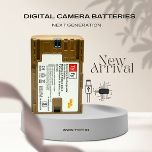 Tyfy TYPE-C Gold Series Camera Batteries