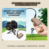 Tyfy NP F980 30000MAH TYPE-C Gold Series Camera Batteries