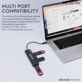 The Welborn Super Speed USB C Hub (4-in-1) is Your Versatile Solution for Expanding The connectivity of Your Laptop, MacBook, PC and More