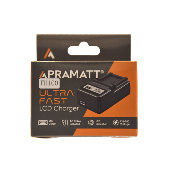 APRAMATT Ultra Fast LCD Charger for FH100