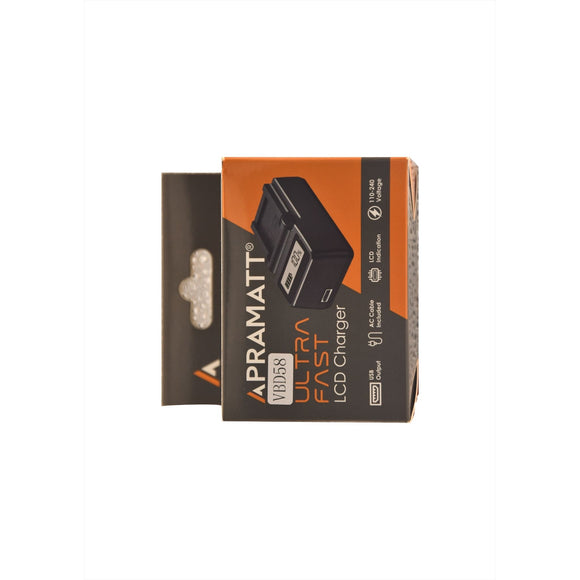APRAMATT Ultra Fast LCD Charger for VBD58