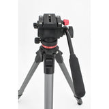 TYFY VIDEOPRO 6240 TRIPOD | 180° panoramic rotation | adjustable pan handle | support up to 17.6 lb.