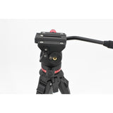 TYFY VIDEOPRO 6240 TRIPOD | 180° panoramic rotation | adjustable pan handle | support up to 17.6 lb.