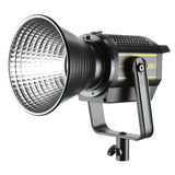 Godox VL150II LED Video Light, 90 000 Lux 165W LED Continous Light, Daylight 5600k CRI 96+ TLCI 96+, DC or V-Port Lithium Battery Power Supplied, 8 FX Effects APP Control Compatible with Bowens Mount