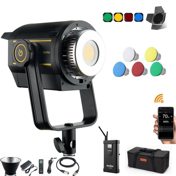 GODOX VL150 LED Video Light /5600K+200K /Efficient Cooling/ DC POWER AC100V-240V(50/60HZ)