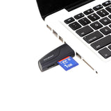 WELBORN CR11 2 in 1 USB High Speed Card Reader for Digital Memory Cards TF SD Micro SD SDHC SDXC