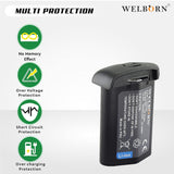 WELBORN LP-E4N Battery for Canon Cameras (5350mAh)