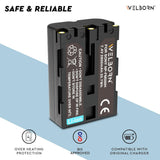 WELBORN NP-FM500 Battery for Sony Alpha A58 A57 A77V A77II A350 A450 A850 Alpha a99 II CLM-V55 Camera (1900mAh)