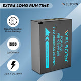 WELBORN NP-W126S (2800 mAh) Camera Battery Compatible with Fujifilm X-T1 X-T2 X-T3 X-T10 X-T20 X-T30 X-T30 II X-T100 X-T200 X100F X100V X-S10 X-A5 X-A10 X-E4 X-Pro2 X-Pro3