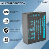 WELBORN NP-W126S (2800 mAh) Camera Battery Compatible with Fujifilm X-T1 X-T2 X-T3 X-T10 X-T20 X-T30 X-T30 II X-T100 X-T200 X100F X100V X-S10 X-A5 X-A10 X-E4 X-Pro2 X-Pro3