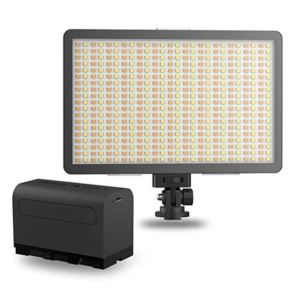 Digitek Bi-color LED D520WB Video Light & NP-750 Li-ion Battery with Micro USB Charging (LED D520WB COMBO)