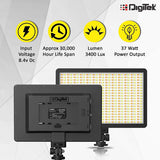 Digitek Bi-color LED D520WB Video Light & NP-750 Li-ion Battery with Micro USB Charging (LED D520WB COMBO)