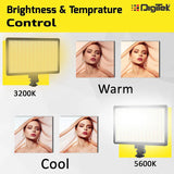 Digitek Bi-color LED D520WB Video Light & NP-750 Li-ion Battery with Micro USB Charging (LED D520WB COMBO)