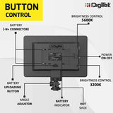 Digitek Bi-color LED D520WB Video Light & NP-750 Li-ion Battery with Micro USB Charging (LED D520WB COMBO)