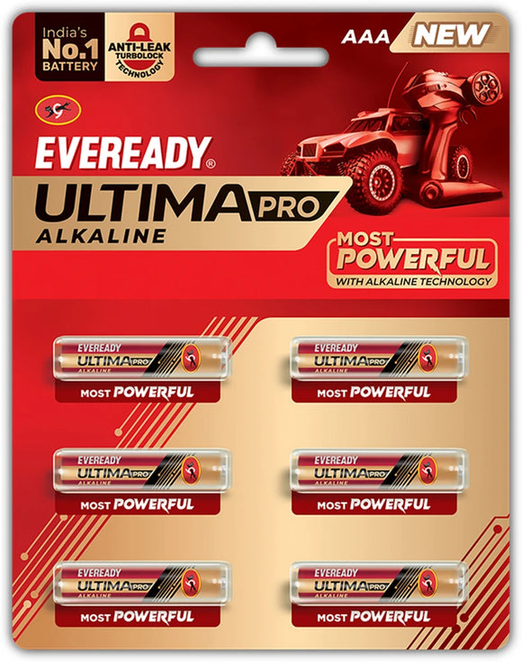 Eveready Ultima 2112 AAA Alkaline Battery pack of 6