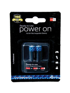 Tyfy NH AAA RTU 1100 mah BP2 Rechargeable Batteries (2 Pieces Of Batteries)