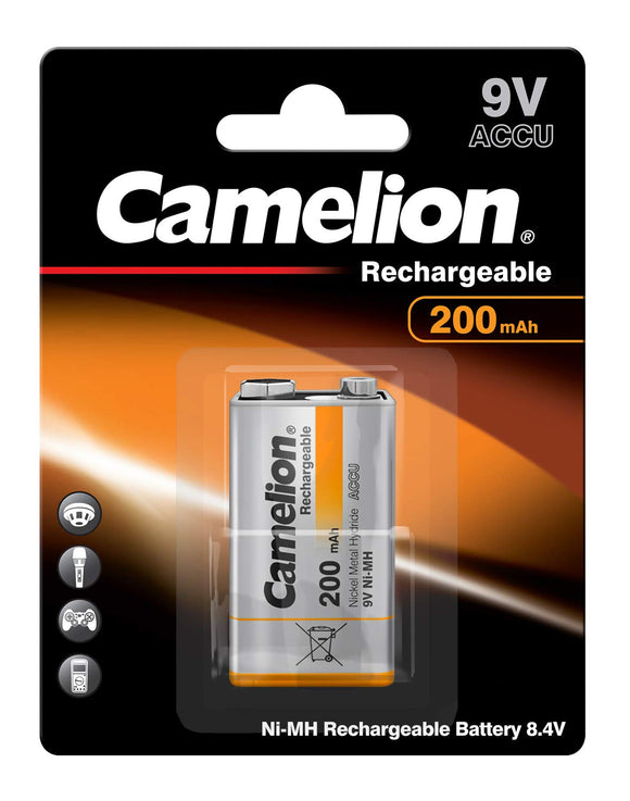 Camelion NH-9 volts 200 mAh Rechargeable Battery (Pack of 1)