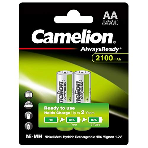 Always Ready NH-AA 2100mAh  (pieces of 2) Rechargeable Camelion battery