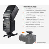 Godox TT520II Thinklite  Camera Flashlight (Speedlight) with Wireless Trigger For All DSLR Cameras