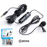Boya BY-M1 Mic For High-Quality Sound Recording Work with All Smartphones, Cameras, DSLRs, Audio Video Recorders Etc...