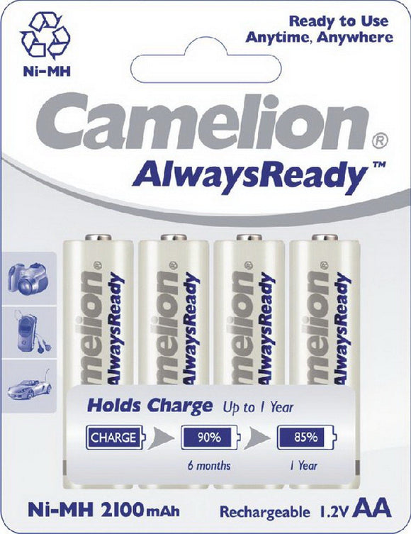 Rechargeable Battery NH-AA 2100 AR BP4 Camelion