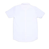 Cowboy Fashions Men's Plain White Half-Sleeve Premium Quality Lycra Shirt