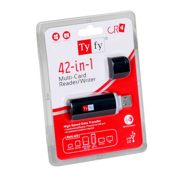 Tyfy CR 4 42-in-1 USB 2.0 Card reader